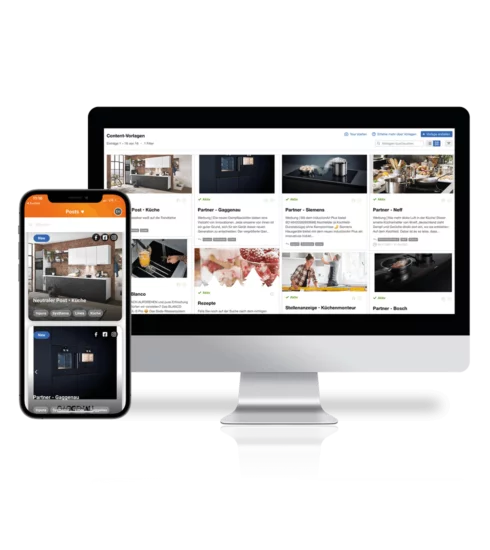 Der Küchenring Blog Mockup Monitor und Handy FollowMe