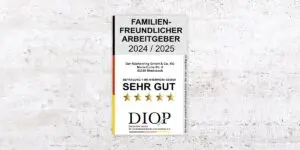 Bild vom Siegel Familienfreundlicher Arbeitgeber 2024/2025
